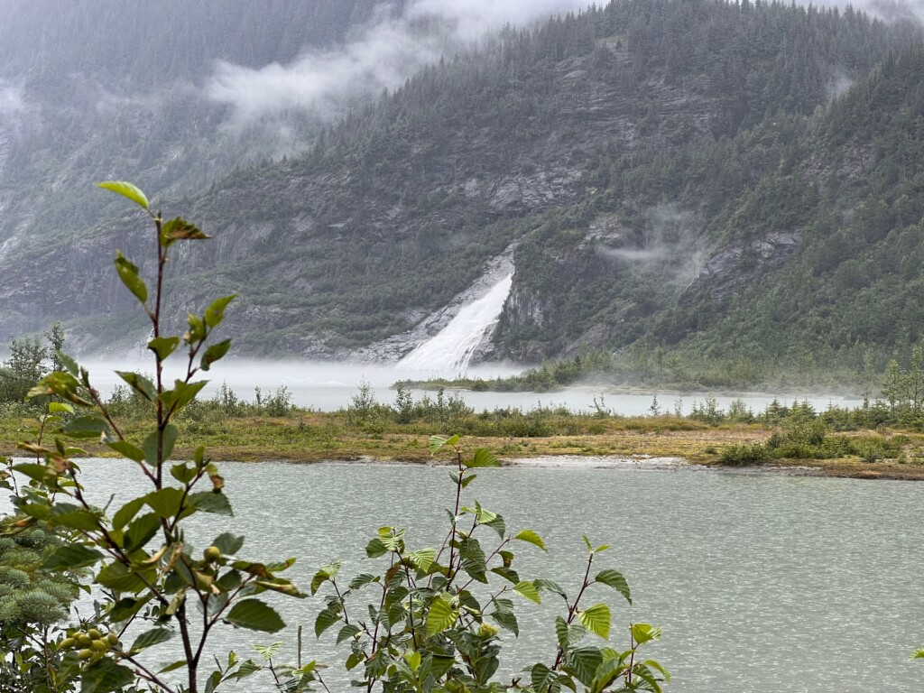 Beautiful waterfall in Alaska