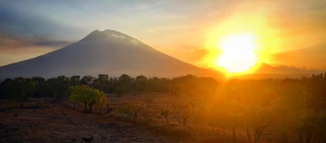 Mount Agung in Bali