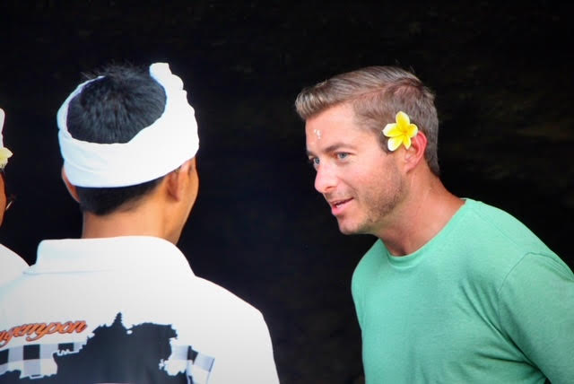 Sean at Tanah Lot
