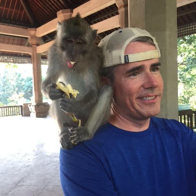 Monkey on Jeremy
