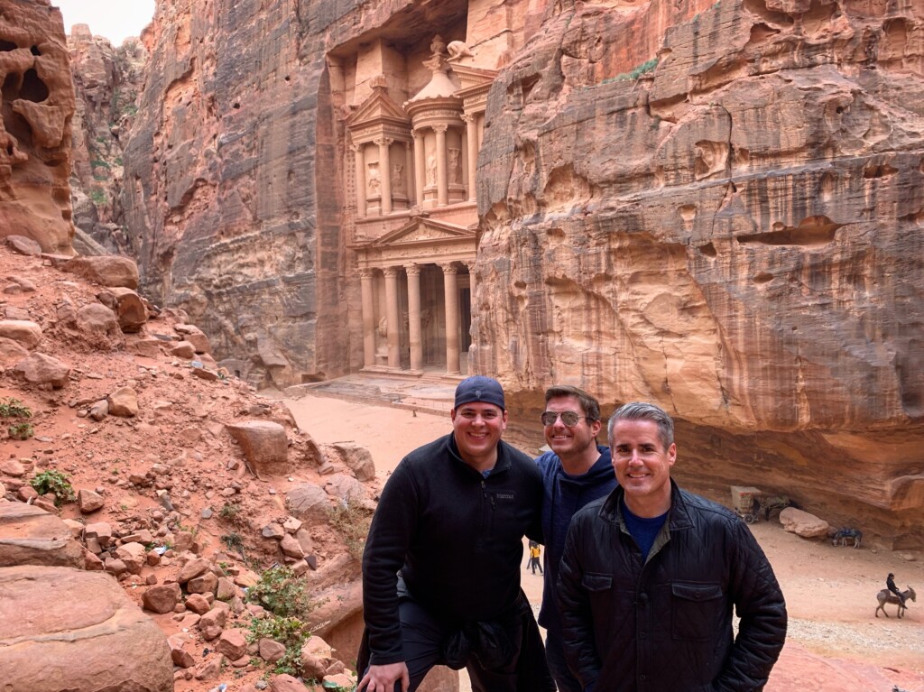 Sean, Jeremy and Nick at Treasury Petra