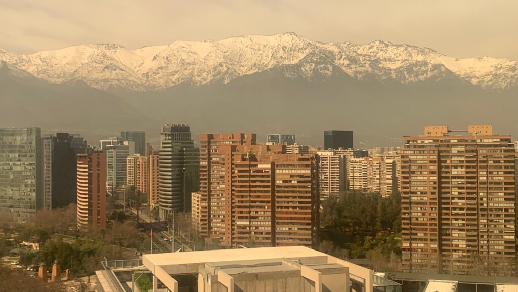 View from Madarin Oriental in Santiago
