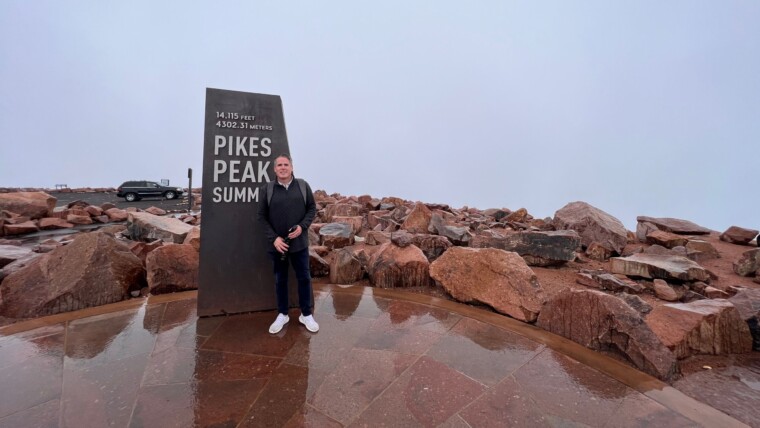 Jeremy at Pikes Peak Summit