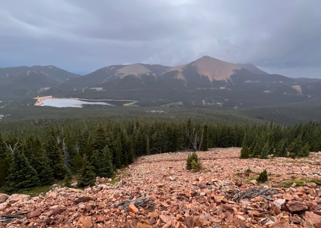 View from Train on Pikes Peak